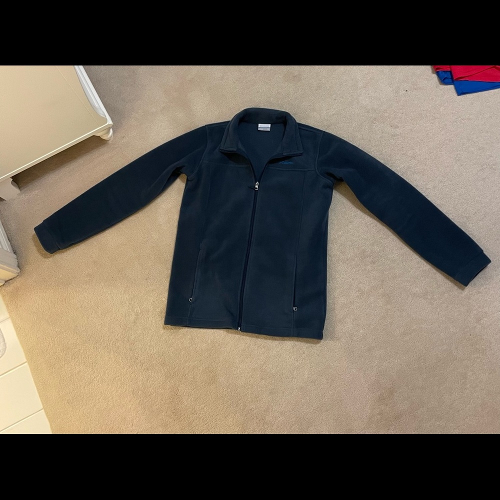 Navy blue Columbia zip up